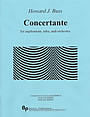 Concertante for euphonium, tuba, and orchestra cover