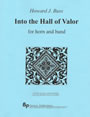 Into the Hall of Valor for horn and band score cover